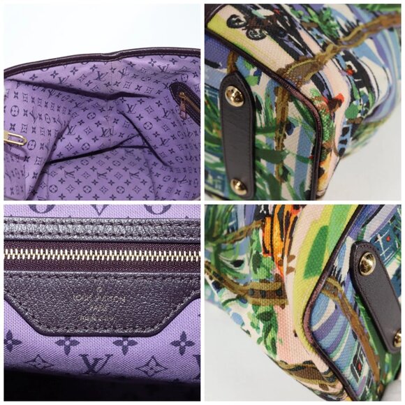 LOUIS VUITTON Eyeall Cabas PM Promenade Bag Canvas Purple - Picture 13 of 16